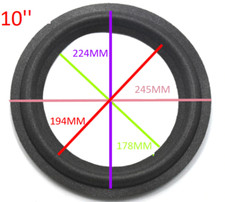 Woofer 25 cm sospensione in foam, bordo di riparazione riconatura ribordatura