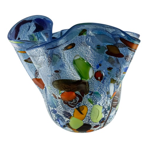 Murano vaso vetro blu - murano, verde
