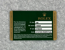 Rolex Scheda Garanzia Daytona Referenza 116520 dal 2007 -- a08954a