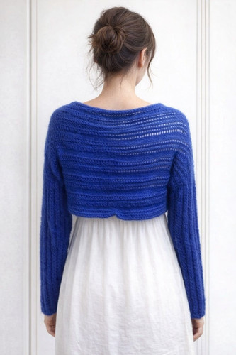 Maglia copri spalle blu - maglia, copri-spalle
