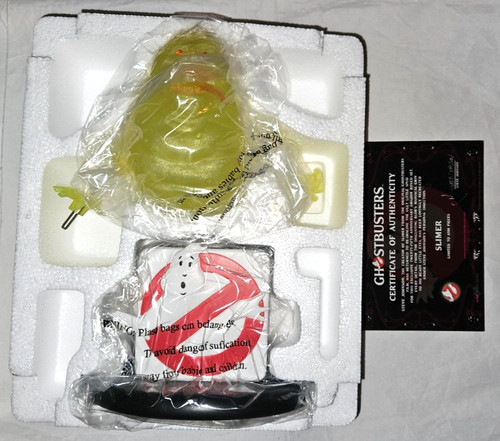 Ghostbusters slimer statua - slimer,