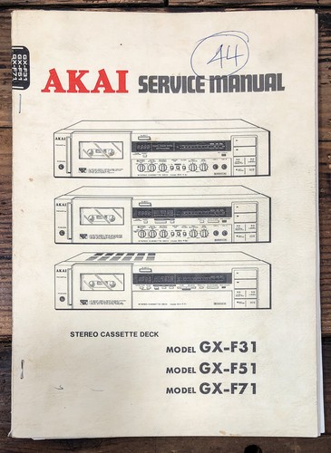 Akai f31 f51 - gx-f31, gx-f71