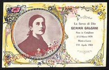 ag6309  - CARTOLINA D'EPOCA - Lucca Città - Gemma Galgani