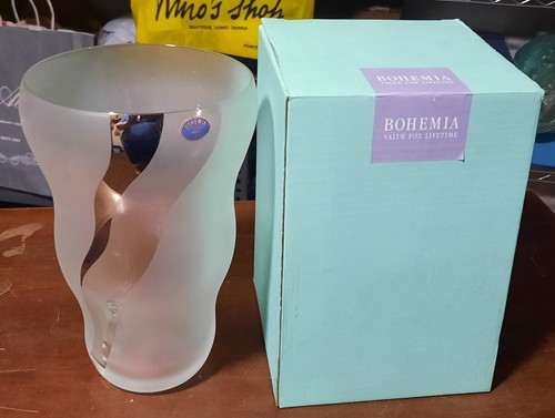 Vaso cristallo boemia - in,