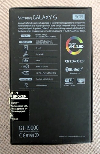 Samsung galaxy gt i9000 - samsung, s