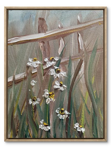 Recinzione astratta fiori - astratta,
