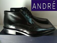 Andrè Polacco Scarpa Elegante Uomo Lacci Cucita Nero MADE IN ITALY N°40 Nuovo