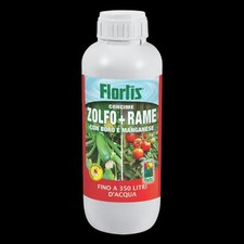 Fungicida Zolfo Rame + Boro e Manganese Liquido FLORTIS - 1KG x 350 Litri acqua