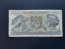 ITALIE BILLET 500 LIRE 1966