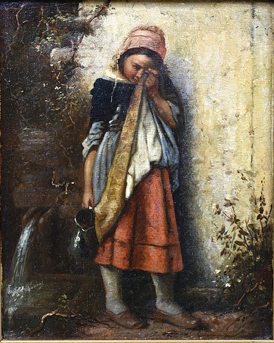Dipinto olio vincenzo irolli - dipinto,
