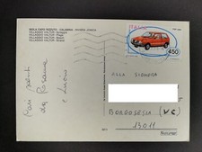 Cartolina Tariffa 450 Lire ISOLATO Automobili Fiat UNO 1985 WB2470