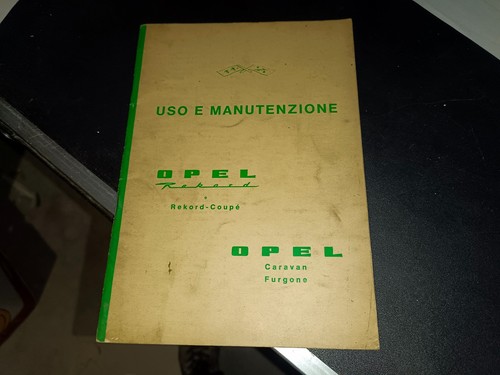 Libretto uso manutenzione - libretto, e