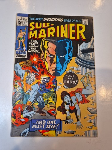 Copertina sub mariner - sub-mariner, #37