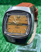 Orologio Vintage Seiko 5 Automatico || Quadrante Giallo || Uomo Vintage || 21 Gioielli