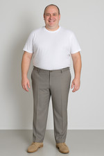 PANTALONE UOMO MISTO LANA DROP