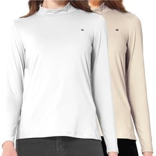 Maglia Donna Alta Moda Collo Alto Maniche Lunghe Taglia XXL