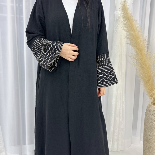 Cardigan donna aperto ricamo