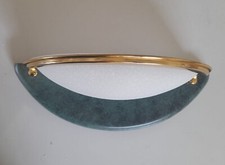 Applique In Vetro legno verde