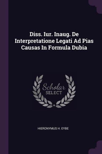 Eybe diss iur inaug - iur., de