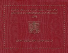 Vaticano 2 Euro 2008 Anno San Paolo