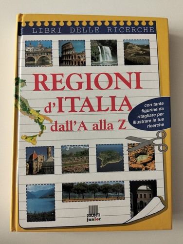 Libro regioni italia - regioni, d'italia