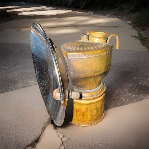 Luce testa minatore vintage - , in