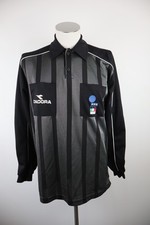DIADORA ITALIA FIGC MAGLIA ARBITRO CALCIO TRIKOT UOMO L SOCCER T-SHIRT JERSEY