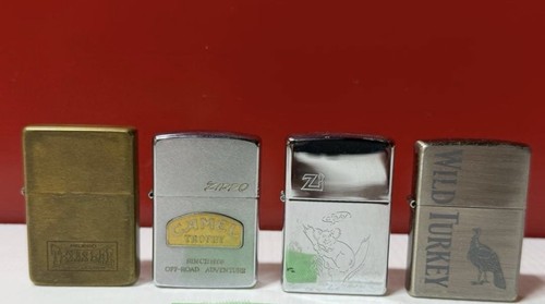 Zippo oil lighter and piece - zippo,