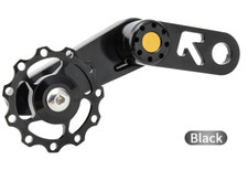 Tenditore Catena Bici Singola Velocità MTB 10mm Asse Regolabile Ruota Fantino Nero