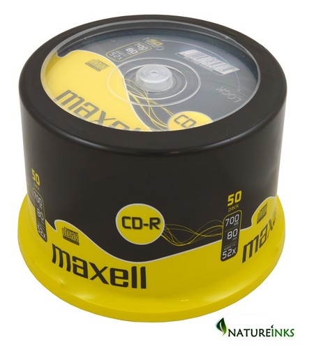 52x dischi maxell - cd-r,