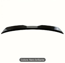 SPOILER Universale Posteriore Auto Alettone Tuning Sport Adesivo NERO