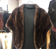 Nerzstola Visone Braun Sciarpa