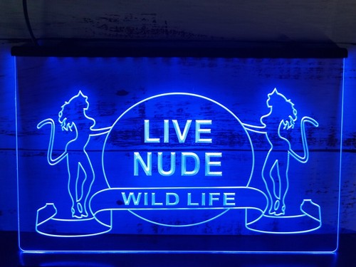 Insegna luminosa neon led live - insegna,