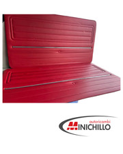 COPPIA PANNELLI PORTE ANTERIORI FIAT 128 BERLINA 4 PORTE ROSSI ORIG.