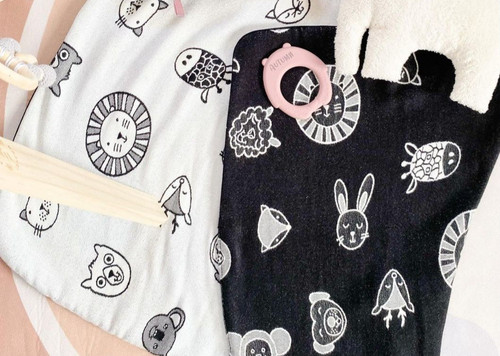 Coperta bambino bambù bianco