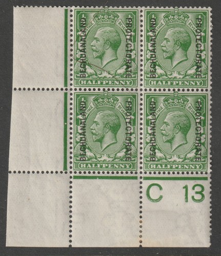 458 bechuanaland kg5 opt - a-458,