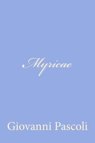 Myricae paperback pascoli - paperback,
