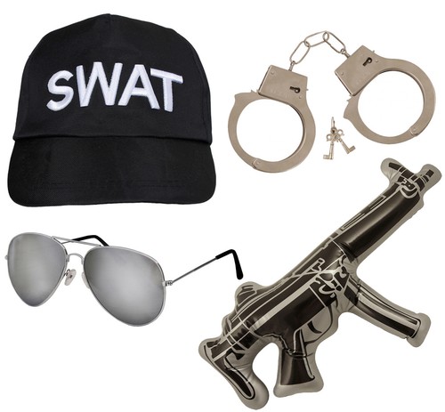 Swat team abito fantasia - swat,