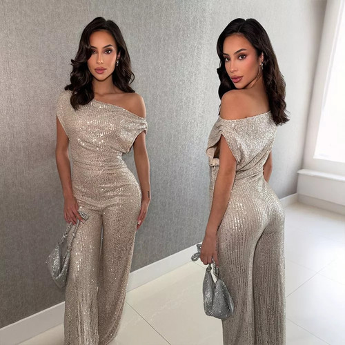 Tuta donna elegante spalla - tuta,