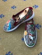 Gucci scarpe da ginnastica sneakers monogramma G Tian tela floreale uomo UK 9 US 10 EU 43