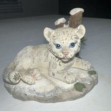 Snow Leopard 1995 Protect Natures Innocents Collezione Hamilton EXC COND 3x4"