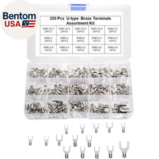 250pcs terminali forcella - terminali,