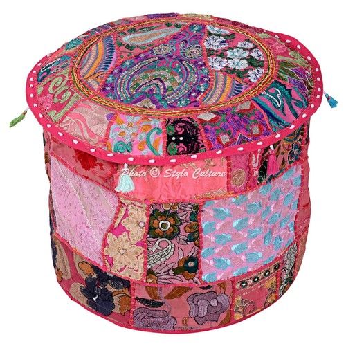 Pouf ottomano patchwork