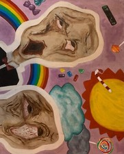 quadro moderno dipinto a mano