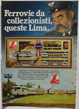 Pubblicità advertising clipping Trenino elettrico LIMA Banlieu golden series '78