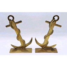 2 FERMALIBRI IN BRONZO A FORMA