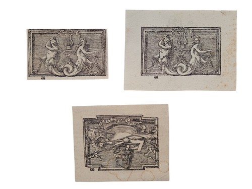 Lotto 3 antiche stampe - lotto,