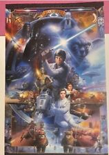Poster film Star Wars firmato STEPHEN COSTANTINO full size - certificato JSA