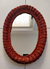 Specchio ovale con cornice in