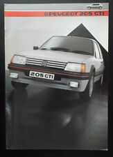 Peugeot 205 GTi depliant